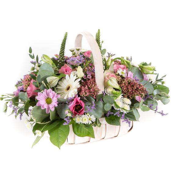 Country Basket Arrangement — flowers from Stems of Burnside, £50